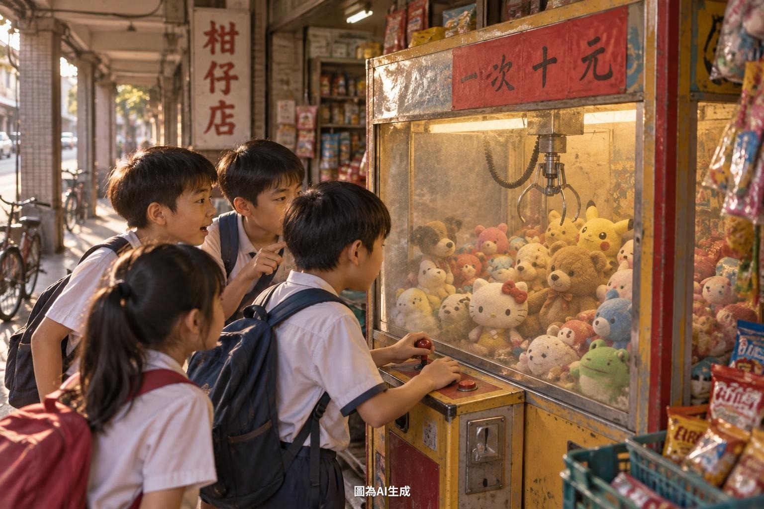 騎樓上的那台機器