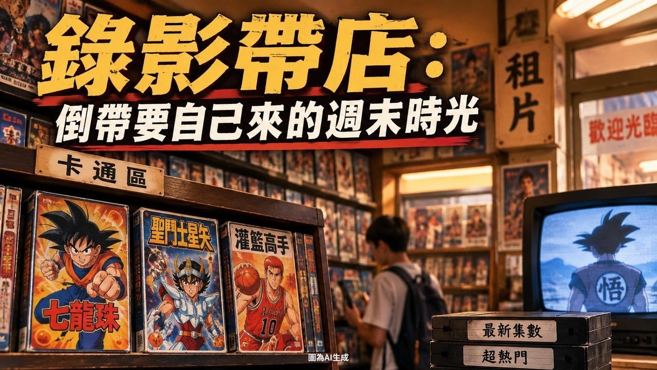 錄影帶店：倒帶要自己來的週末時光