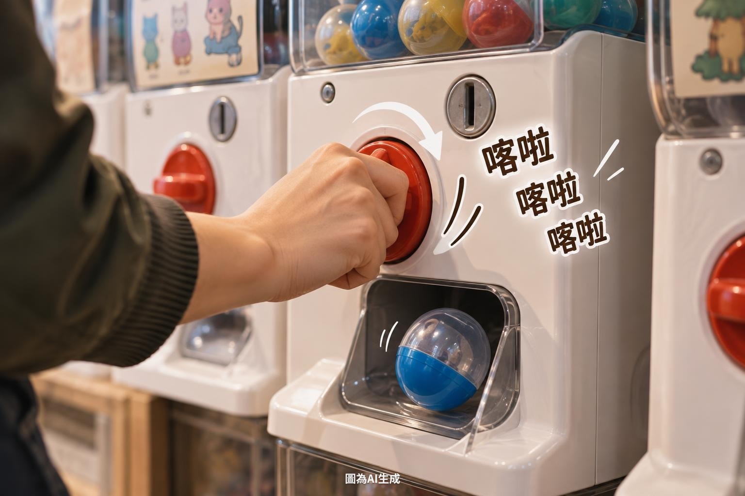轉把手會發出的那個聲音