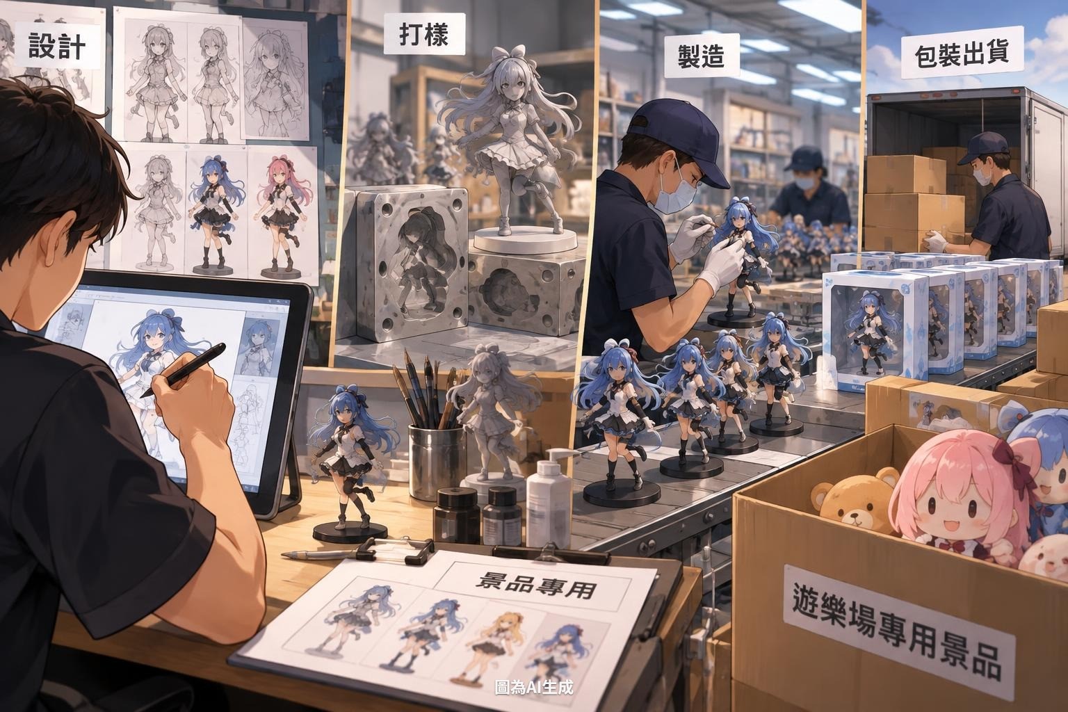 景品廠商怎麼做出這些東西