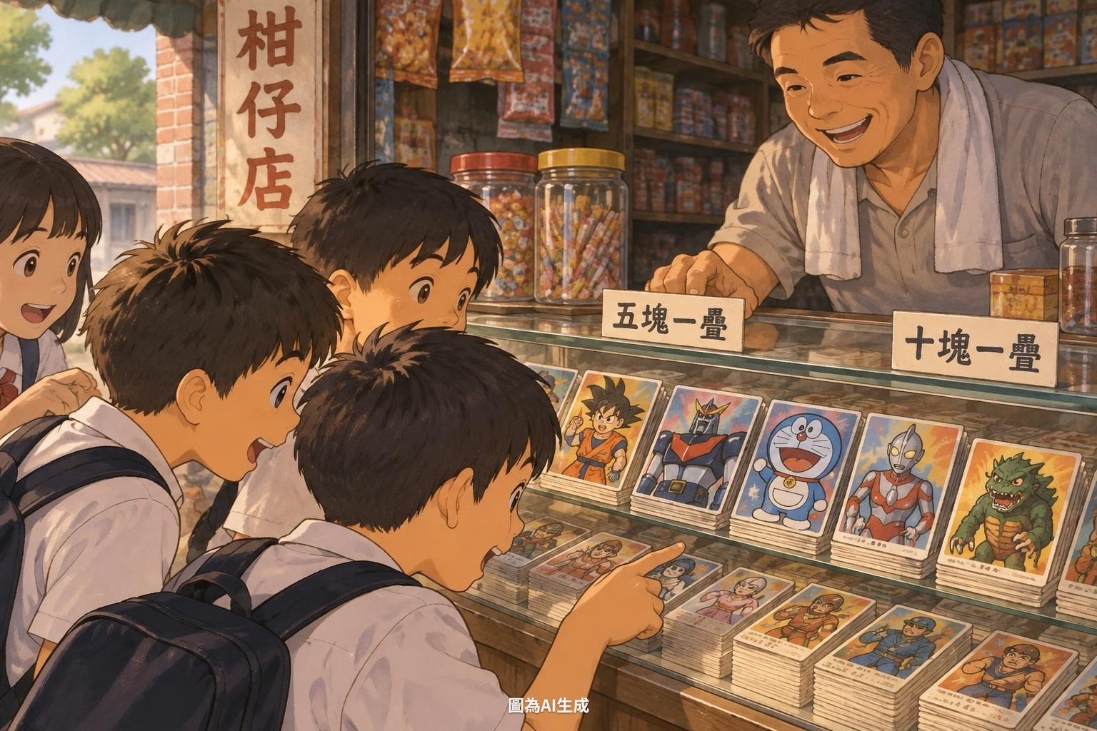 柑仔店五塊錢一疊，選角色就像選命