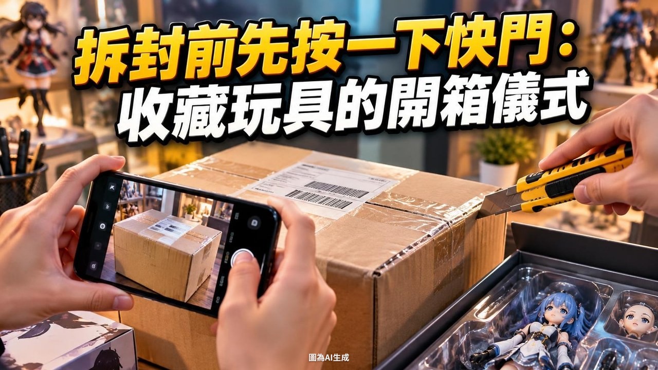 拆封前先按一下快門：收藏玩具的開箱儀式