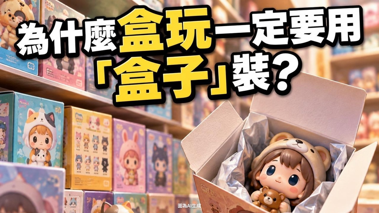 為什麼盒玩一定要用「盒子」裝?