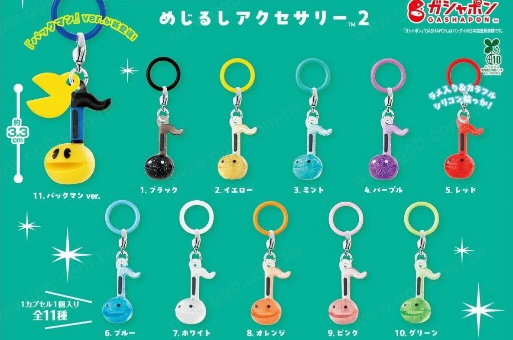 音符樂器轉蛋第2彈!吉祥物配件9月上市