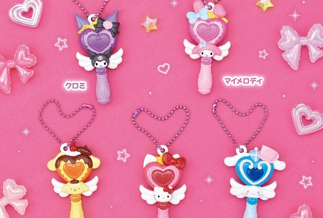 Sanrio 魔法棒吊飾轉蛋 10月登場 5種角色集合