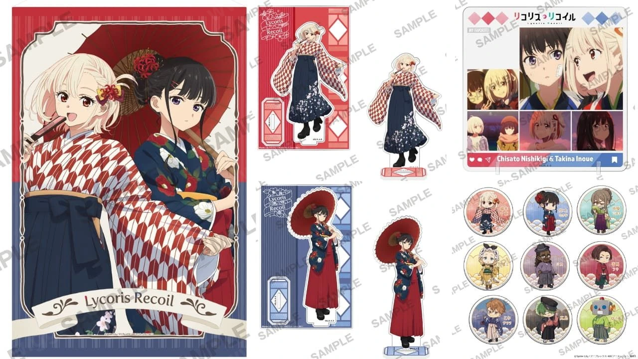 《莉可麗絲》千束&琢奈和風限定周邊 12月發售