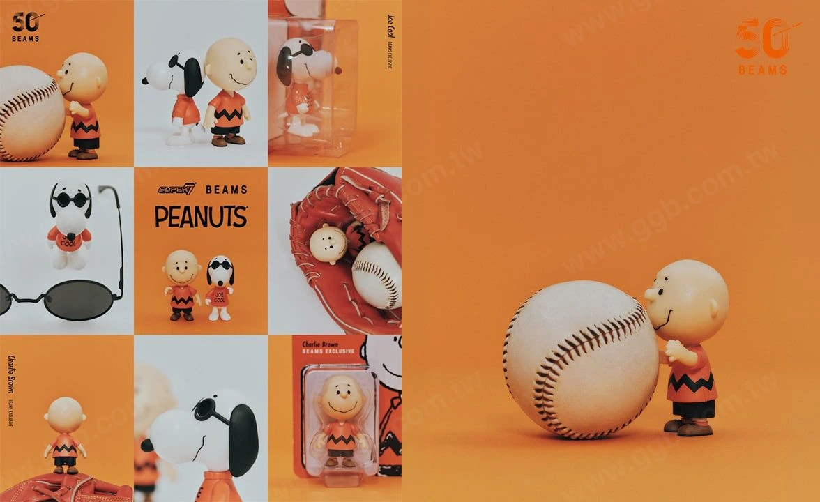 BEAMS 50週年×PEANUTS聯名！查理布朗、Joe Cool限定可動公仔9/25開賣