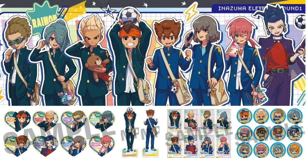 《閃電十一人》×Round1聯名「平成復古風」周邊商品12月發售