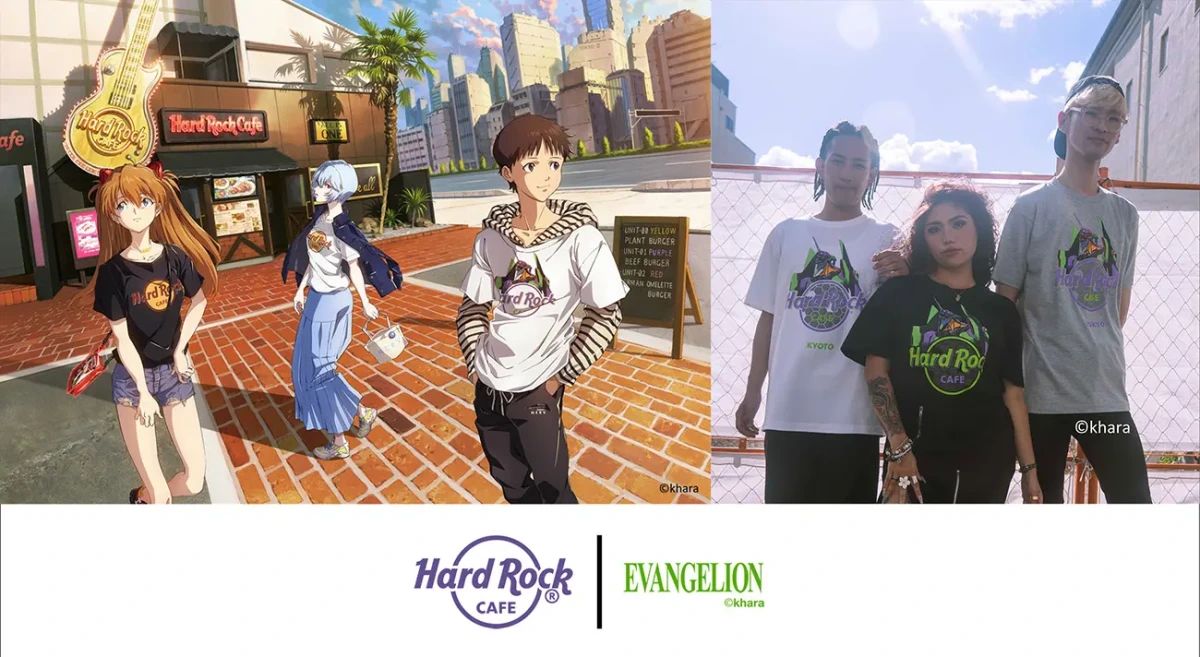 新世紀福音戰士 × Hard Rock Cafe 聯名服飾周邊 初號機融合經典搖滾Logo