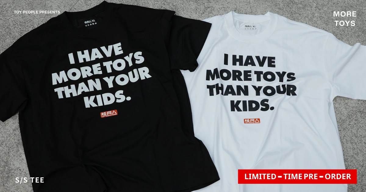 玩具人MORE TOYS系列限時預購開跑!TEE、環保袋、貼紙、胸章上市